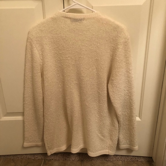 Cream Button-Up Cardigan - Picture 5 of 6